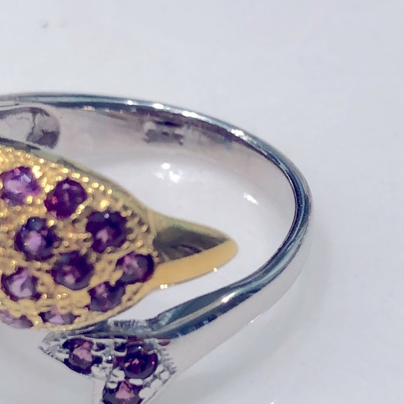 Garnet & 14K Gold Plated - Picture 6 of 7